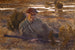 Self-portrait Painting - Bruno Liljefors — artwork view