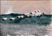 Sketch for flying eider ducks - Bruno Liljefors — artwork view