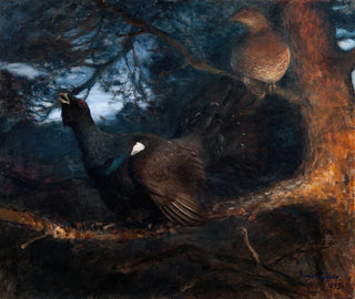 L'accouplement des tétras lyres - Bruno Liljefors — artwork view