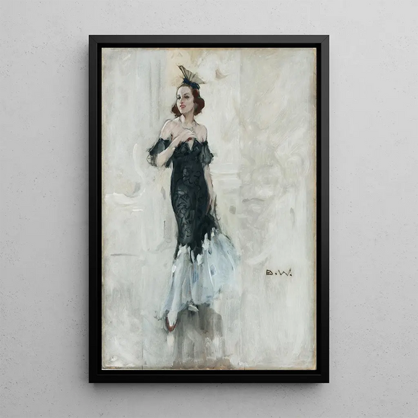Au bal - Brynolf Wennerberg — framed artwork on a wall