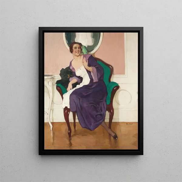 Bird Losing - Brynolf Wennerberg — framed artwork on a wall