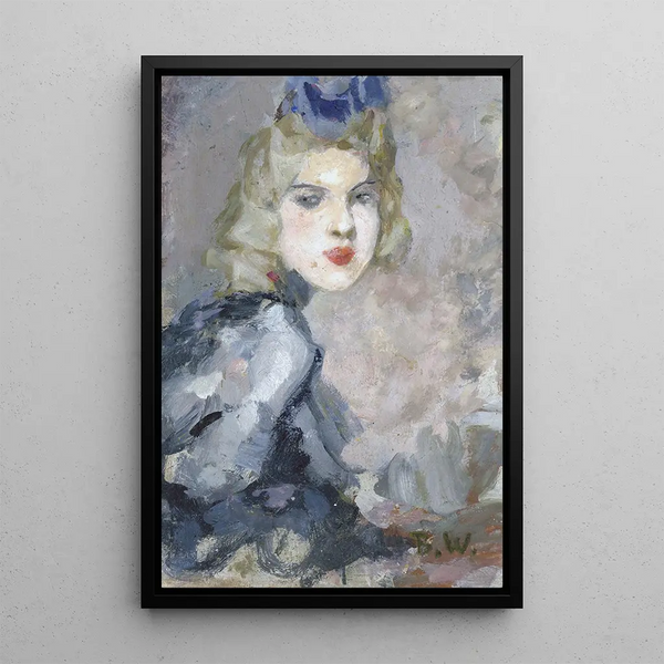 Reproduction of the painting Parisienne Painting - Brynolf Wennerberg