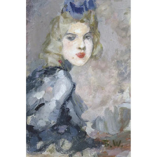 Reproduction of the painting Parisienne Painting - Brynolf Wennerberg