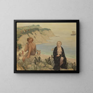 Consolation d'Ariane - Bryson Burroughs — framed artwork on a wall
