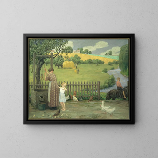 June - Bryson Burroughs — framed artwork on a wall