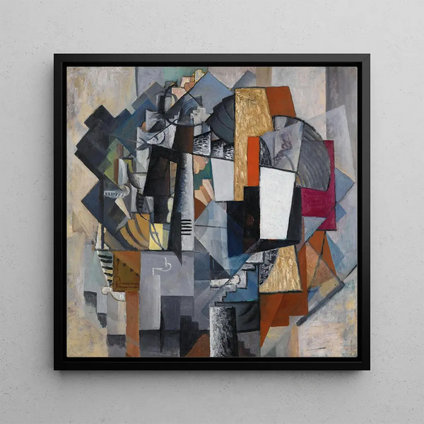 fice and Bedroom - Kazimir Malevich — framed artwork on a wall