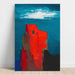 Reproduction of the painting Castle Ruin - Karl Wiener