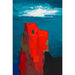 Reproduction of the painting Castle Ruin - Karl Wiener