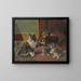 Family of cats - Burkhard Flury — framed artwork on a wall