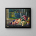 Nature morte avec des fruits - Burkhard Flury — framed artwork on a wall
