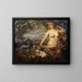 Acte féminin avec nature morte - Burkhard Mangold — framed artwork on a wall
