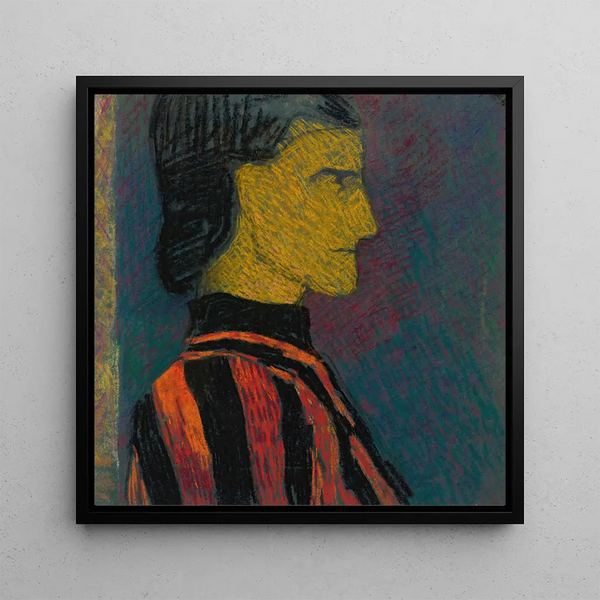 Bust of a Man in Suit - Édouard Vuillard — framed artwork on a wall