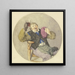 Drinker of wine - Cornelis Dusart — framed artwork on a wall