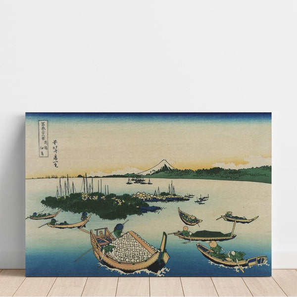 Reproduction of the painting Buyo Tsukuda-jima - Katsushika Hokusai