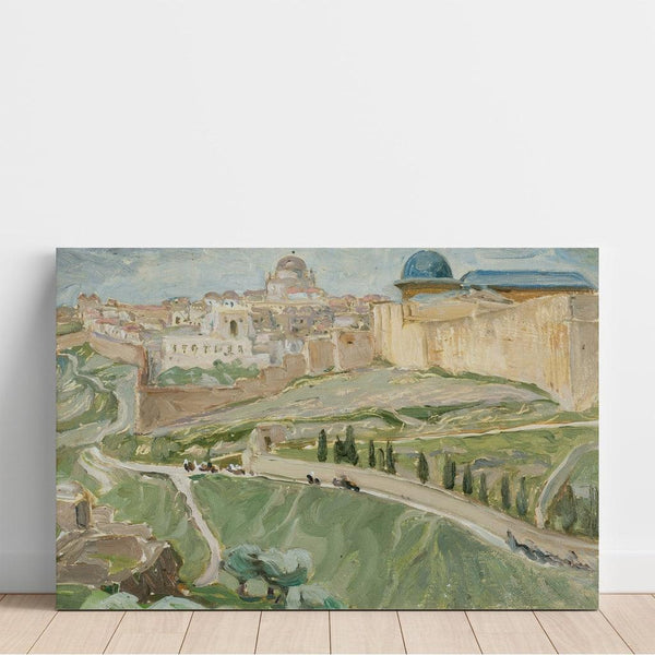 Reproduction of the painting By Jerusalem - Anna Boberg