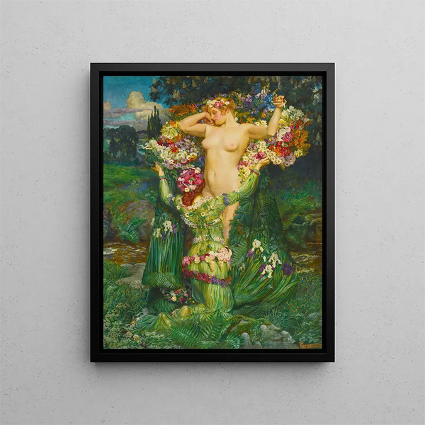 Spring Awakening Painting - Byam Shaw — framed artwork on a wall