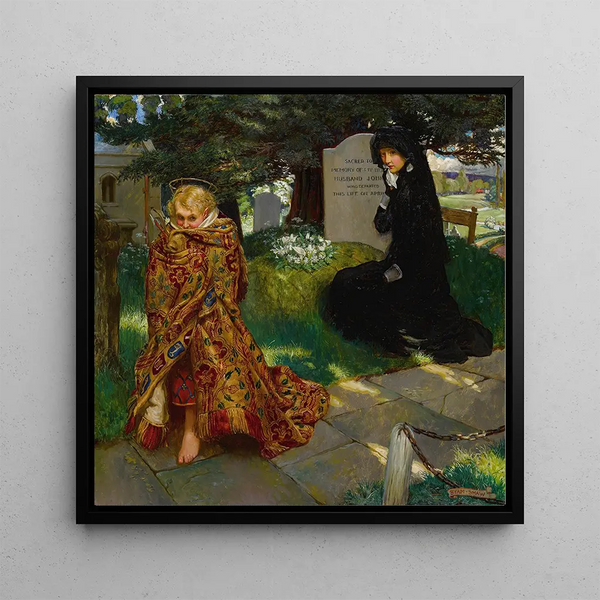 L'Attrait - Byam Shaw — framed artwork on a wall