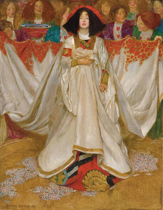 The Queen of Hearts - Byam Shaw — artwork view