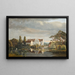 The Gisselfeld Manor Zeeland - C.V.M. Jensen — framed artwork on a wall