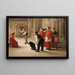 Children's Choir Games - C. B. Dentraygues — framed artwork on a wall