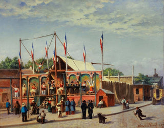La baraque du lutteur Dubois boulevard de la Villette - C. Bussillet — artwork view