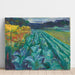 Reproduction of the painting Cabbage Field - Edvard Munch