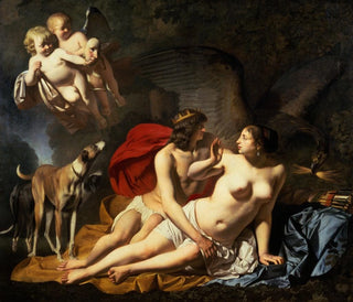 Jupiter and Callisto - Caesar van Everdingen — artwork view