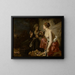 Vertumne et Pomone - Caesar van Everdingen — framed artwork on a wall