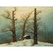 Reproduction of the painting Snow-covered Cairn Painting - Caspar David Friedrich
