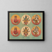 Gods to Worship in the Evening - Calcutta Art Studio — framed artwork on a wall