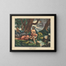 Nala et Damayanti - Calcutta Art Studio — framed artwork on a wall