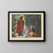 Savitri - Calcutta Art Studio — framed artwork on a wall