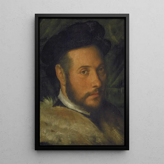 Reproduction of the painting Portrait of a Man - Callisto Piazza