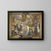 In homage to the French people - Cameron Burnside — framed artwork on a wall