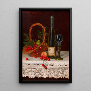 Still life - Camilla Friedländer — framed artwork on a wall