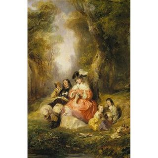 Summer pleasures - Camille Joseph Étienne Roqueplan — artwork view