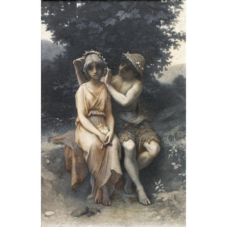 Reproduction of the painting Pastoral idyll painting - Camille Félix Bellanger