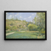 a cowherd at Valhermeil, Auvers-sur-Oise - Camille Pissarro — framed artwork on a wall