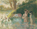 Bathers keeping fingers - Camille Pissarro — artwork view