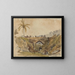 Pont à Caracas - Camille Pissarro — framed artwork on a wall