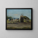 Horses and chariots - Camille Pissarro — framed artwork on a wall