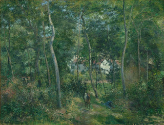 Lisière des bois près de l'Hermitage à Pontoise - Camille Pissarro — artwork view