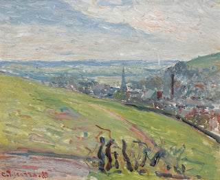 Environs of Rouen - Camille Pissarro — artwork view