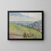 Environs of Rouen - Camille Pissarro — framed artwork on a wall