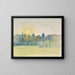 Eragny Painting - Camille Pissarro — framed artwork on a wall