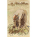 Reproduction of the painting Woman arching - Camille Pissarro
