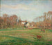 the field and mill painting in Osny - Camille Pissarro — artwork view