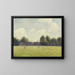 The Green of Hampton Court - Camille Pissarro — framed artwork on a wall