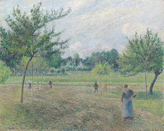 Fauchage à Ragny - Camille Pissarro — artwork view