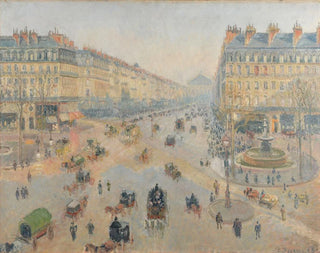 L'avenue de l'Opéra - Camille Pissarro — artwork view
